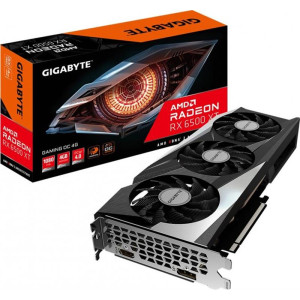 Видеокарта AMD Radeon RX 6500 XT 4GB GDDR6 Gaming OC Gigabyte (GV-R65XTGAMING OC-4GD) Видеокарта AMD Radeon RX 6500 XT 4GB GDDR6 Gaming OC Gigabyte (GV-R65XTGAMING OC-4GD)
