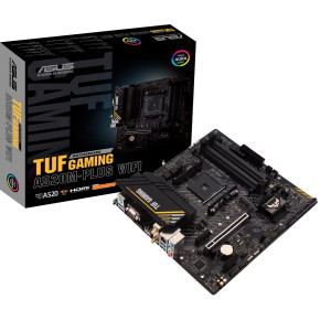 Материнська плата Asus TUF Gaming A520M-Plus WIFI Socket AM4 Материнська плата Asus TUF Gaming A520M-Plus WIFI Socket AM4