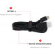 Тримач для кабеля Motospeed Q20 Black (mtq20)