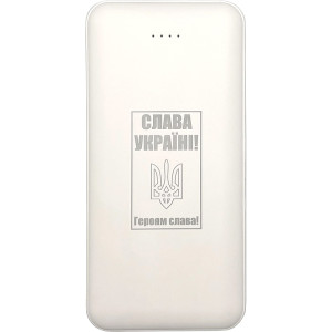 Універсальна мобільна батарея PowerPlant TPB21 10000mAh White (PB930296)