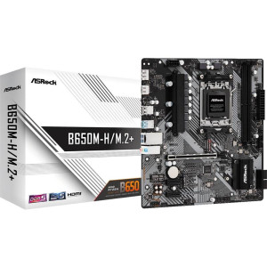 Материнская плата ASRock B650M-H/M.2+ Socket AM5 Материнская плата ASRock B650M-H/M.2+ Socket AM5