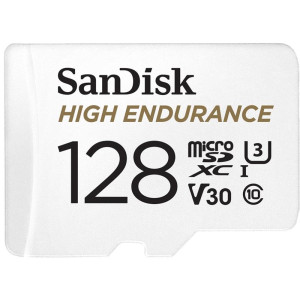 Карта памяти MicroSDXC 128GB UHS-I/U3 Class 10 SanDisk High Endurance R100/W40MB/s + SD-adapter (SDSQQNR-128G-GN6IA) Карта памяти MicroSDXC 128GB UHS-I/U3 Class 10 SanDisk High Endurance R100/W40MB/s + SD-adapter (SDSQQNR-128G-GN6IA)