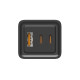 Мережевий зарядний пристрій ColorWay GaN3 Pro Power Delivery (2USB Type-C PDx3A;1USBx3A) Black (CW-CHS039PD-BK)