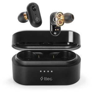 Bluetooth-гарнитура Ttec AirBeat Duo True Wireless Headsets Black (2KM127S) Bluetooth-гарнитура Ttec AirBeat Duo True Wireless Headsets Black (2KM127S)
