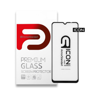 Защитное стекло Armorstandart Icon для Samsung Galaxy A02s SM-A025 Black, 0.33mm (ARM58122)