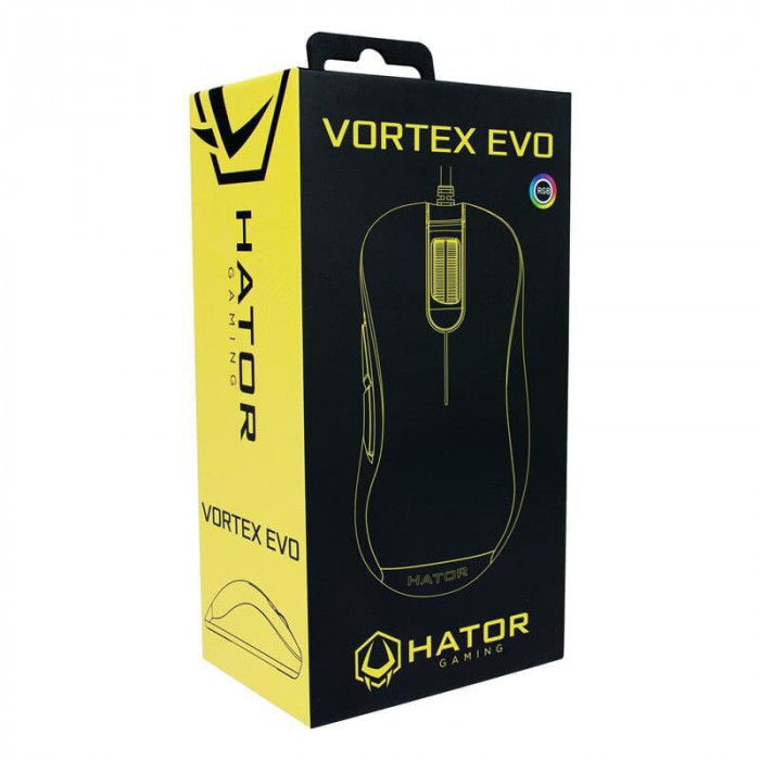 Мышь Hator Vortex Evo Black (HTM-310) USB