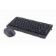 Комплект (клавіатура, миша) беспроводной A4Tech FG1112 Black USB