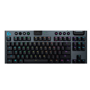 Клавиатура беспроводная Logitech G915 TKL Lightspeed Wireless RGB Mechanical Carbon Clicky Switch (920-009537)