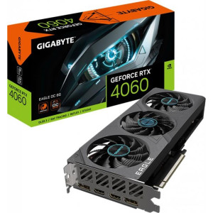 Відеокарта GF RTX 4060 8GB GDDR6 Eagle OC Gigabyte (GV-N4060EAGLE OC-8GD) Відеокарта GF RTX 4060 8GB GDDR6 Eagle OC Gigabyte (GV-N4060EAGLE OC-8GD)