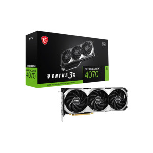 Видеокарта GF RTX 4070 12GB GDDR6X Ventus 3X OC MSI (GeForce RTX 4070 VENTUS 3X 12G OC) Видеокарта GF RTX 4070 12GB GDDR6X Ventus 3X OC MSI (GeForce RTX 4070 VENTUS 3X 12G OC)