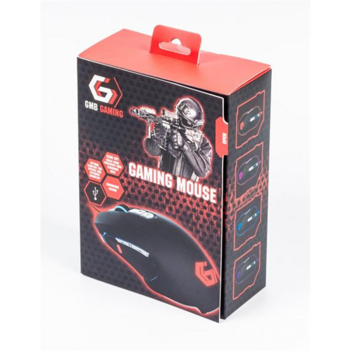 Мышь Gembird MUSG-005 Black, Grey USB