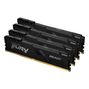 DDR4 4x16GB/3600 Kingston Fury Beast Black (KF436C18BBAK4/64) DDR4 4x16GB/3600 Kingston Fury Beast Black (KF436C18BBAK4/64)