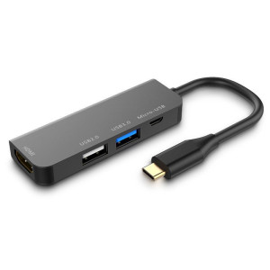 Концентратор USB-C XoKo AC-400 Концентратор USB-C XoKo AC-400