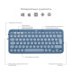 Клавиатура беспроводная Logitech Wireless K380 for MAC UA Blueberry (920-011180)