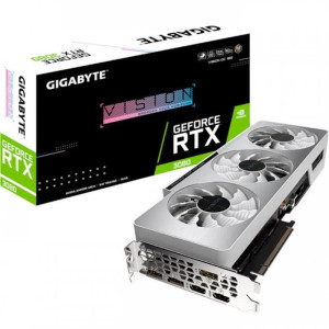 Видеокарта GF RTX 3080 10GB GDDR6X Vision OC Gigabyte (GV-N3080VISION OC-10GD 2.0) (LHR) Видеокарта GF RTX 3080 10GB GDDR6X Vision OC Gigabyte (GV-N3080VISION OC-10GD 2.0) (LHR)