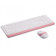 Комплект (клавіатура, миша) беспроводной A4Tech FG1010 White/Pink USB
