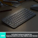 Клавиатура беспроводная Logitech MX Keys Mini For Business Pale Gray (920-010609)