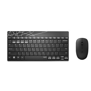 Комплект (клавиатура, мышь) Rapoo 8000M Wireless Black Комплект (клавиатура, мышь) Rapoo 8000M Wireless Black