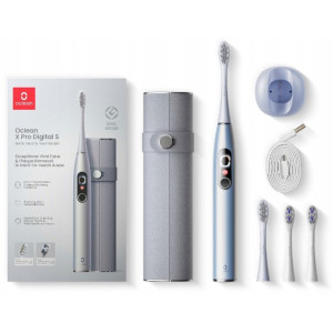 Розумна зубна електрощітка Oclean X Pro Digital Set Electric Toothbrush Glamour Silver