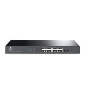 Коммутатор TP-LINK TL-SG2218 (16xGE, 2xSFP, Веб интерфейс)