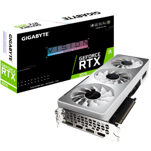 Відеокарта GF RTX 3070 8GB GDDR6 Vision OC Gigabyte (GV-N3070VISION OC-8GD 2.0) (LHR) Відеокарта GF RTX 3070 8GB GDDR6 Vision OC Gigabyte (GV-N3070VISION OC-8GD 2.0) (LHR)