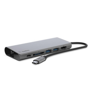Концентратор USB-C Belkin Travel Space Grey (F4U092BTSGY) Концентратор USB-C Belkin Travel Space Grey (F4U092BTSGY)