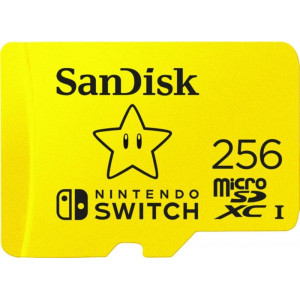 Карта памяти MicroSDXC 256GB Class 10 SanDisk для Nintendo Switch R100/W90MB/s (SDSQXAO-256G-GN3ZN) Карта памяти MicroSDXC 256GB Class 10 SanDisk для Nintendo Switch R100/W90MB/s (SDSQXAO-256G-GN3ZN)
