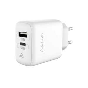 Зарядное устройство для AccLab AL-TC220 (1xUSB, 1xType-C) White (1283126556494)
