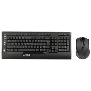 Комплект (клавіатура, миша) беспроводной A4Tech 9300F Black USB Комплект (клавіатура, миша) беспроводной A4Tech 9300F Black USB