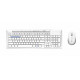 Комплект (клавиатура, мышь) Rapoo 8200m Wireless White