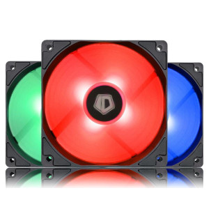 Вентилятор ID-Cooling XF-12025-RGB-TRIO (3pcs Pack), 120x120x25мм, 4-pin PWM, чорний з білим Вентилятор ID-Cooling XF-12025-RGB-TRIO (3pcs Pack), 120x120x25мм, 4-pin PWM, чорний з білим
