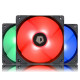Вентилятор ID-Cooling XF-12025-RGB-TRIO (3pcs Pack), 120x120x25мм, 4-pin PWM, черный c белым