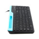Клавиатура A4Tech Fstyler FK25 Ukr Black USB