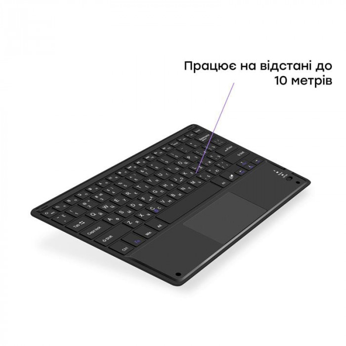 Клавиатура AirOn Easy Tap для Smart TV и планшета с тачпадом (4822352781088)