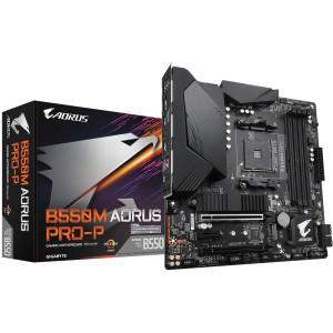 Материнская плата Gigabyte B550M Aorus Pro-P Socket AM4 Материнская плата Gigabyte B550M Aorus Pro-P Socket AM4
