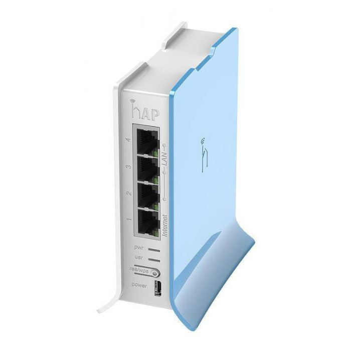Беспроводной маршрутизатор Mikrotik hAP lite TC RB941-2ND-TC (N300, 650MHz/32Mb, 4x10/100 Ethernet ports, 1,5 dBi, Tower Case)