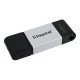 USB3.2 128GB Type-C Kingston DataTraveler 80 Grey/Black (DT80/128GB)