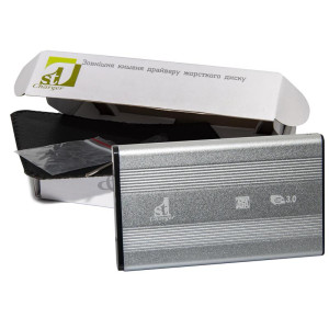 Внешний карман 1StCharger SATA HDD/SSD 2.5", USB 3.0, Silver (HDE1STU2530BS)