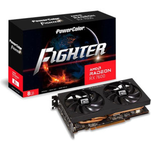 Відеокарта AMD Radeon RX 7600 8GB GDDR6 Fighter PowerColor (RX 7600 8G-F) Відеокарта AMD Radeon RX 7600 8GB GDDR6 Fighter PowerColor (RX 7600 8G-F)