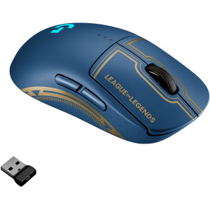 Мишка бездротова Logitech G PRO Wireless Gaming Mouse League of Legends Edition (910-006451) Blue USB Мишка бездротова Logitech G PRO Wireless Gaming Mouse League of Legends Edition (910-006451) Blue USB