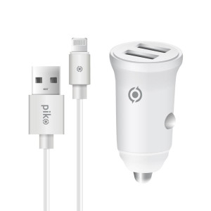 Автомобильное зарядное устройство для Piko CC-312 (2USB, 3.1A) White + кабель Lightning (1283126538810) Автомобильное зарядное устройство для Piko CC-312 (2USB, 3.1A) White + кабель Lightning (1283126538810)