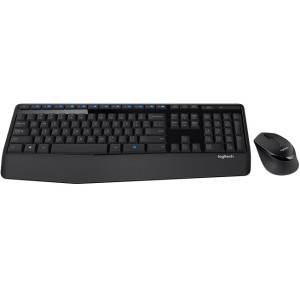 Комплект (клавiатура, миша) бездротовий Logitech MK345 Combo Black USB (920-006489)