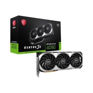 Видеокарта GF RTX 4090 24GB GDDR6X Ventus 3X E OC MSI (GeForce RTX 4090 Ventus 3X E 24G OC) Видеокарта GF RTX 4090 24GB GDDR6X Ventus 3X E OC MSI (GeForce RTX 4090 Ventus 3X E 24G OC)