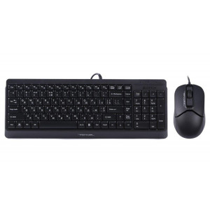 Комплект (клавіатура, мишка) A4Tech F1512 Black USB Комплект (клавіатура, мишка) A4Tech F1512 Black USB