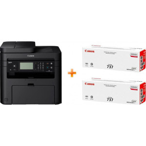 БФП А4 ч/б Canon i-SENSYS MF237w c Wi-Fi (1418C170AA) + 2 картриджа Canon 737 БФП А4 ч/б Canon i-SENSYS MF237w c Wi-Fi (1418C170AA) + 2 картриджа Canon 737