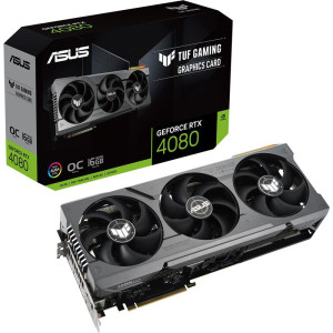 Видеокарта GF RTX 4080 16GB GDDR6X TUF Gaming OC Asus (TUF-RTX4080-O16G-GAMING) Видеокарта GF RTX 4080 16GB GDDR6X TUF Gaming OC Asus (TUF-RTX4080-O16G-GAMING)