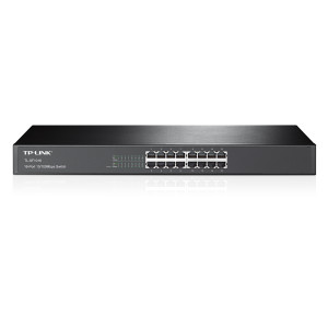 Коммутатор TP-Link TL-SF1016 (16хFE, металл, монтаж в стойку) Коммутатор TP-Link TL-SF1016 (16хFE, металл, монтаж в стойку)