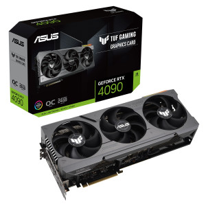 Відеокарта GF RTX 4090 24GB GDDR6X TUF Gaming OC Asus (TUF-RTX4090-O24G-GAMING) Відеокарта GF RTX 4090 24GB GDDR6X TUF Gaming OC Asus (TUF-RTX4090-O24G-GAMING)