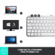 Клавіатура бездротова Logitech MX Keys Mini Wireless Illuminated UA Pale Gray (920-010499)