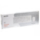 Комплект (клавиатура, мышка) A4Tech F1512 White USB